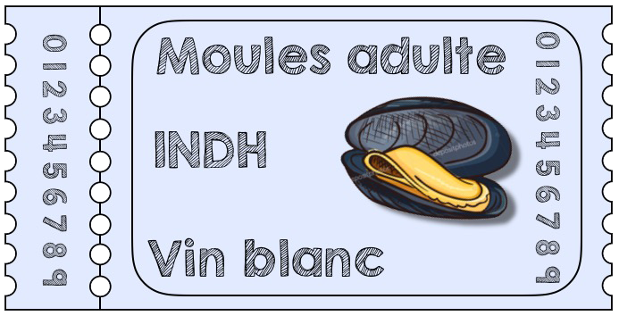 2. Moules vin blanc adultes 23€