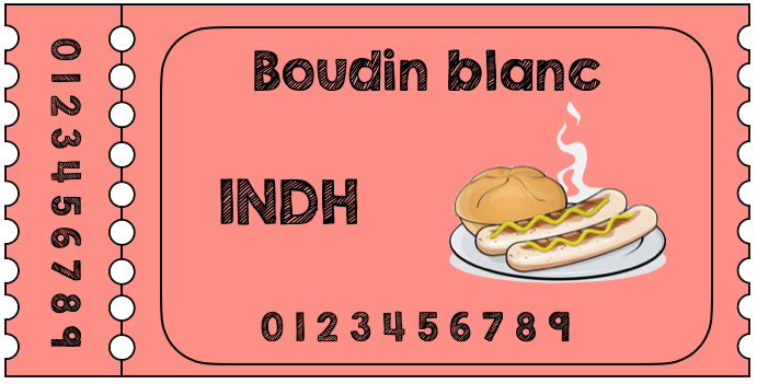 7. Boudin blanc compote adultes 17 €