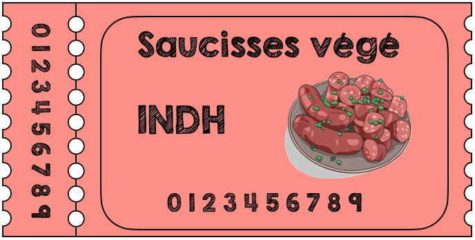 6. Saucisses végé compote adultes 15 €